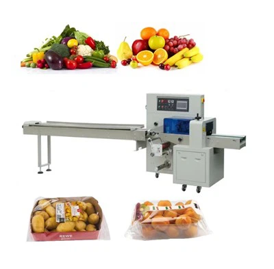 Horizontaler Gemüse -Fluss -Packmaschine